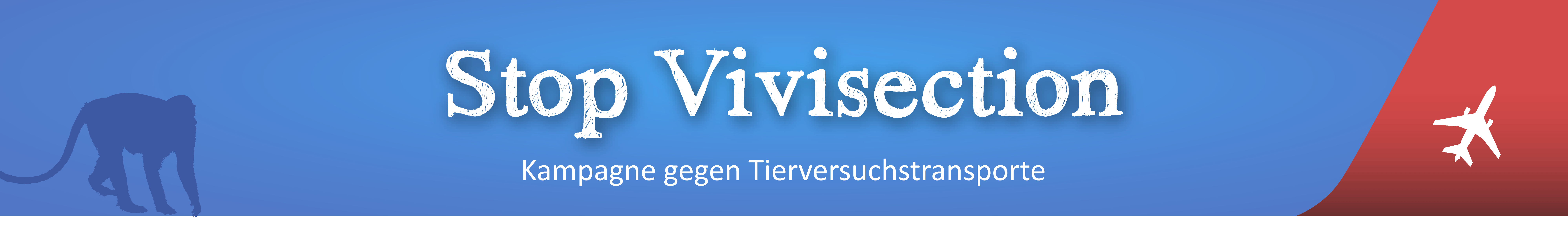 Kampagne gegen den Versuchstierhandel bei Air France KLM